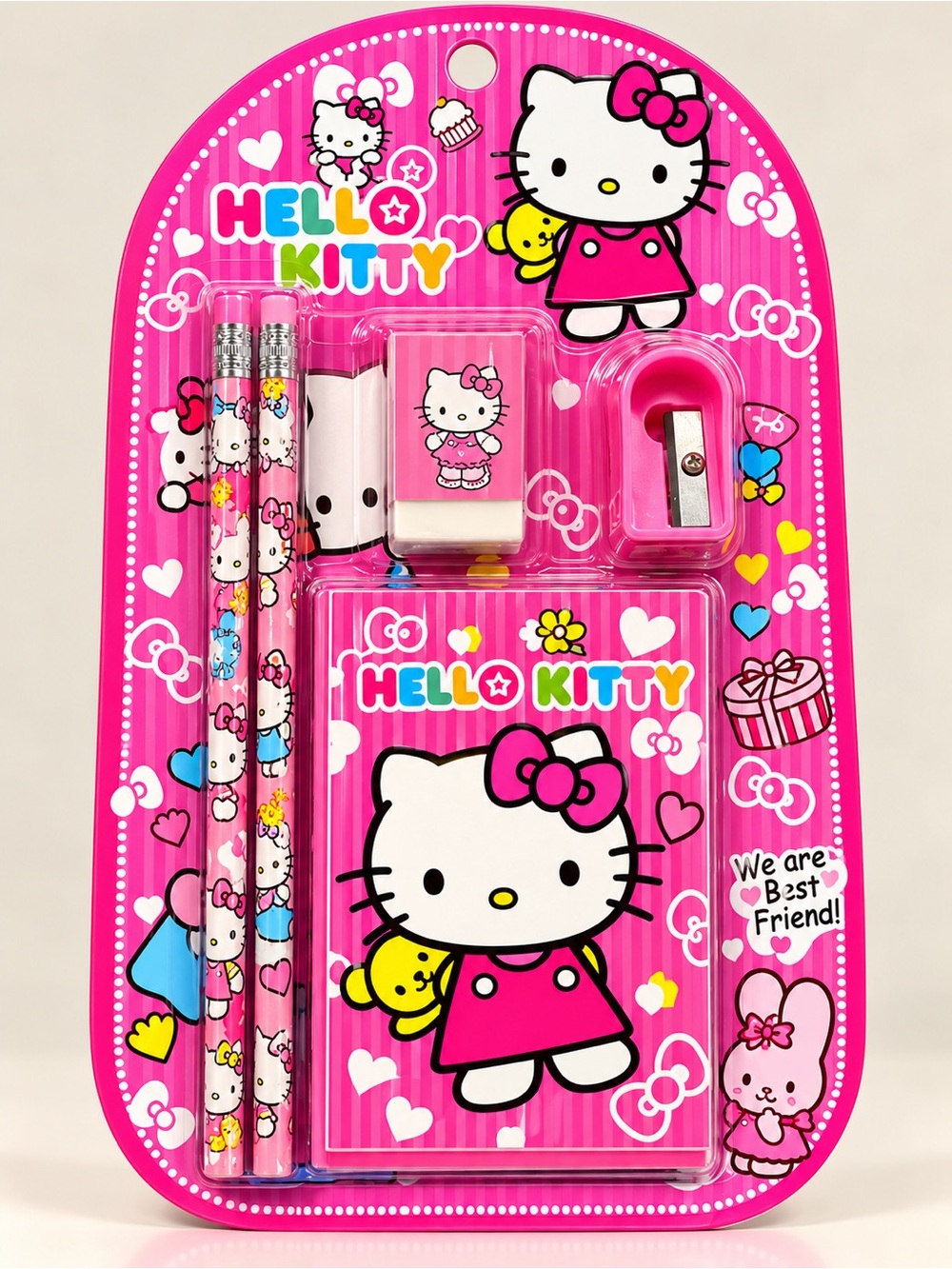 Hello Kitty Stationery Set Complete School Supplies Set NWT